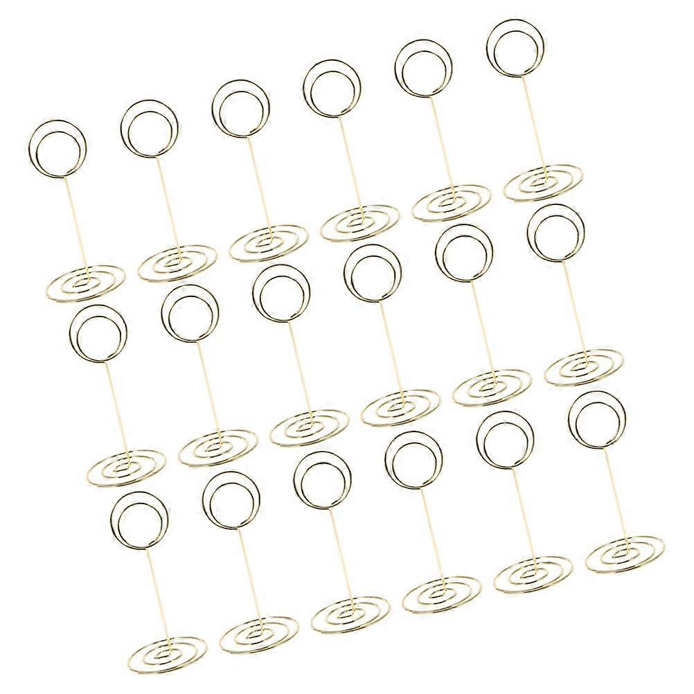 30pcs Artistic Note Clip Photo Holder for Desk Unique Memo Clip Holder for Office Workspace Creative Metal Memo Clip Holder