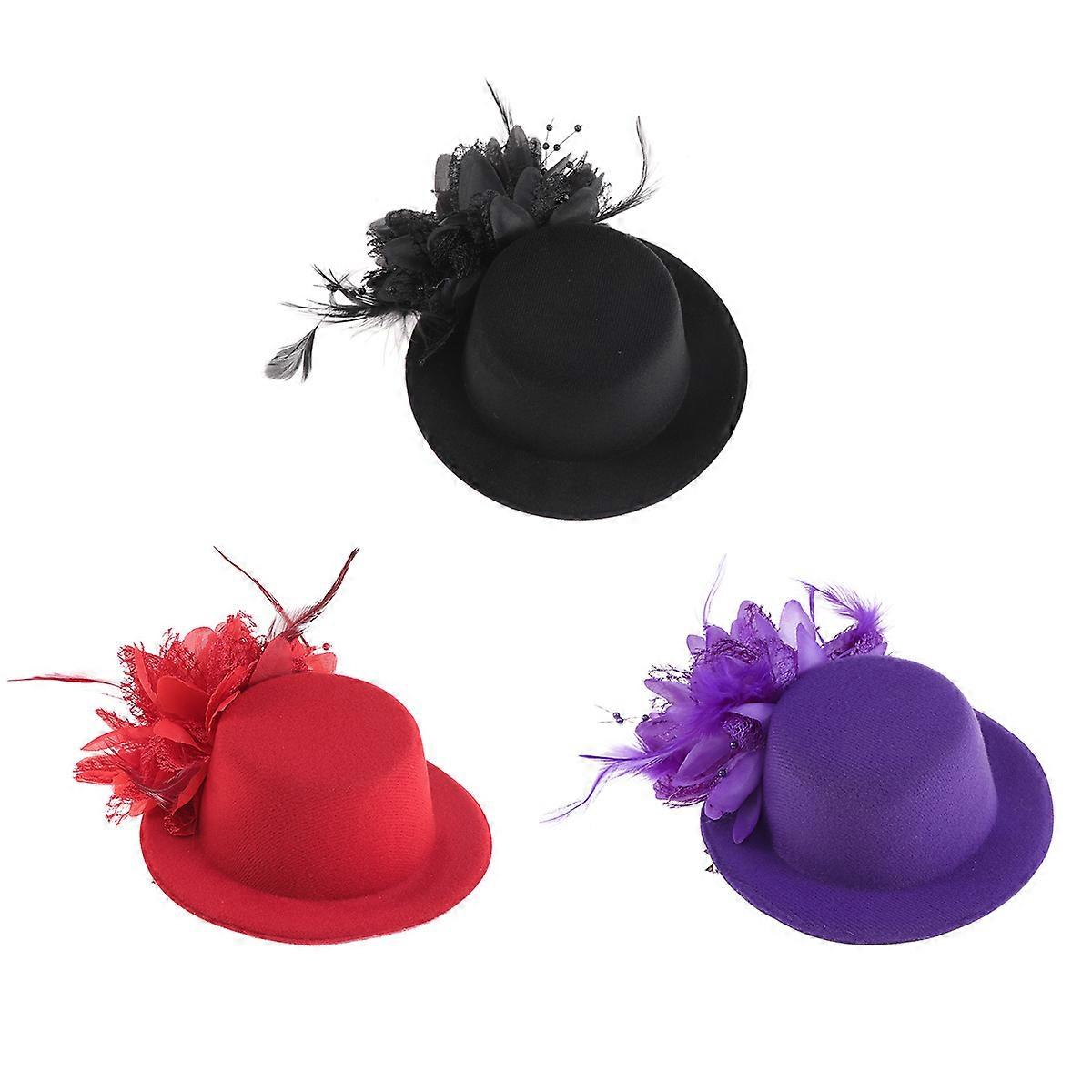 Compact Hair Pin with Homburg Design Perfect for Formal Gatherings