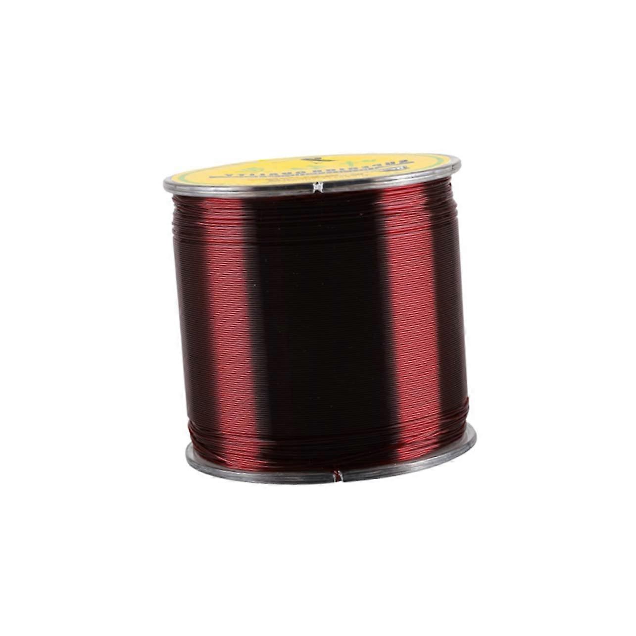 Fluorocarbon Fishing Line 5 Size Braided Invisible Fly Fishing Line Red Wine Color Durable and Strong