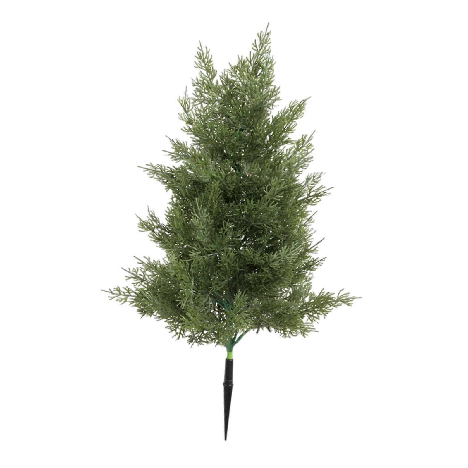 20inch Xmas Artificial Tree with Spike Faux Plants for Outdoor Multipurpose PP