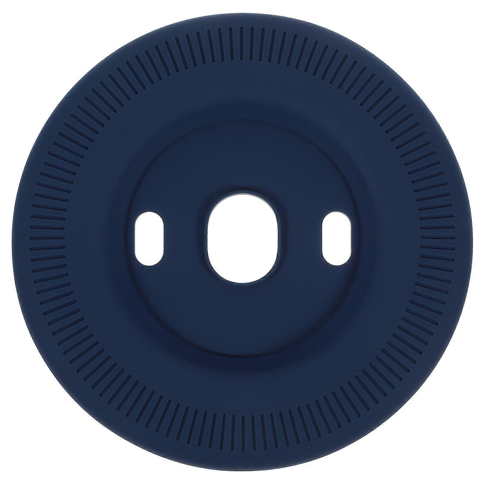 Thermostat Protective Backplate For Nest Thermostat Wall Mounting Home Use Modern Elegance Blue Silicone 1Set