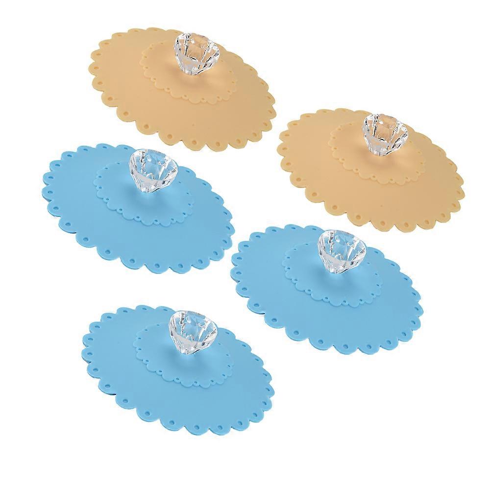 Reusable Silicone Cup Lids with Removable Diamond Knob for AntiDust at Home and Office 11cm