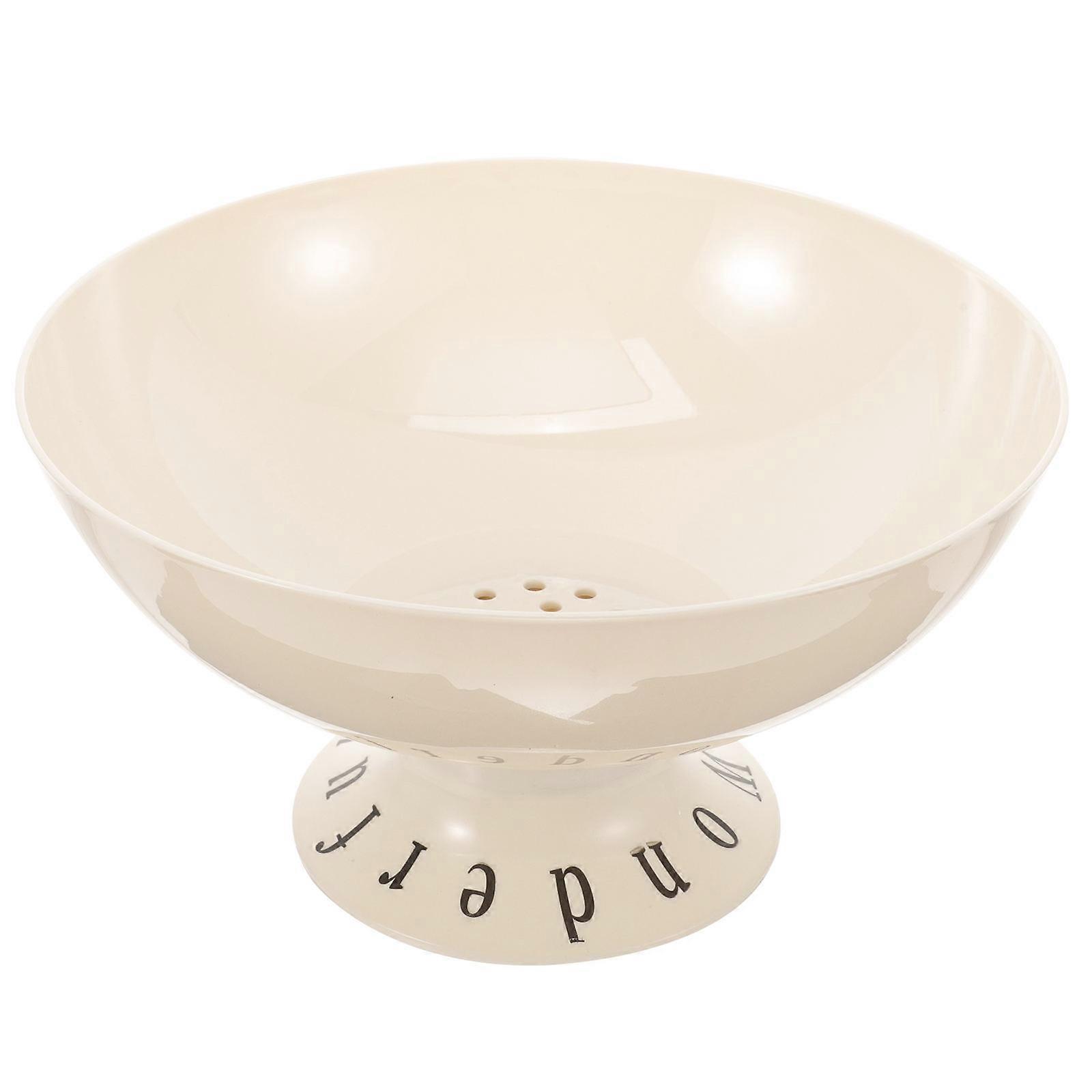Decorative Fruit Bowl For Desktop Fruit Tray With Capacity Draining Design For Home And Party Use