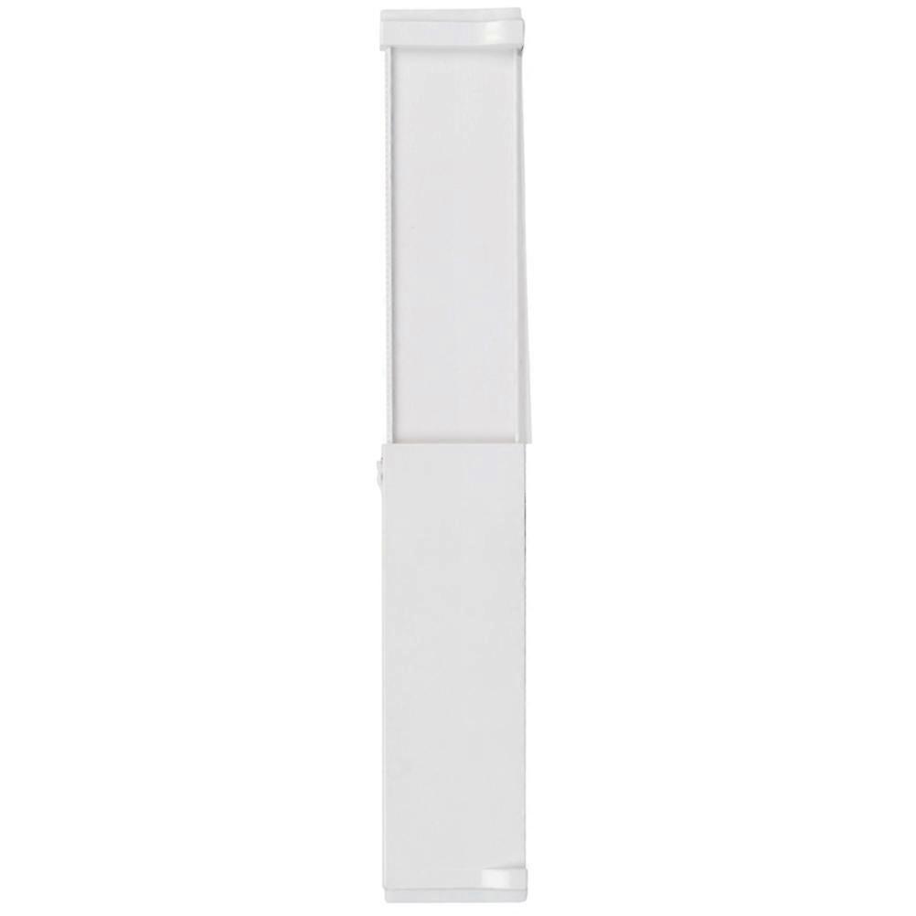 White ABS Retractable Drawer Separator for Organization Flexible Free Combination 7.87x5.12 Inches