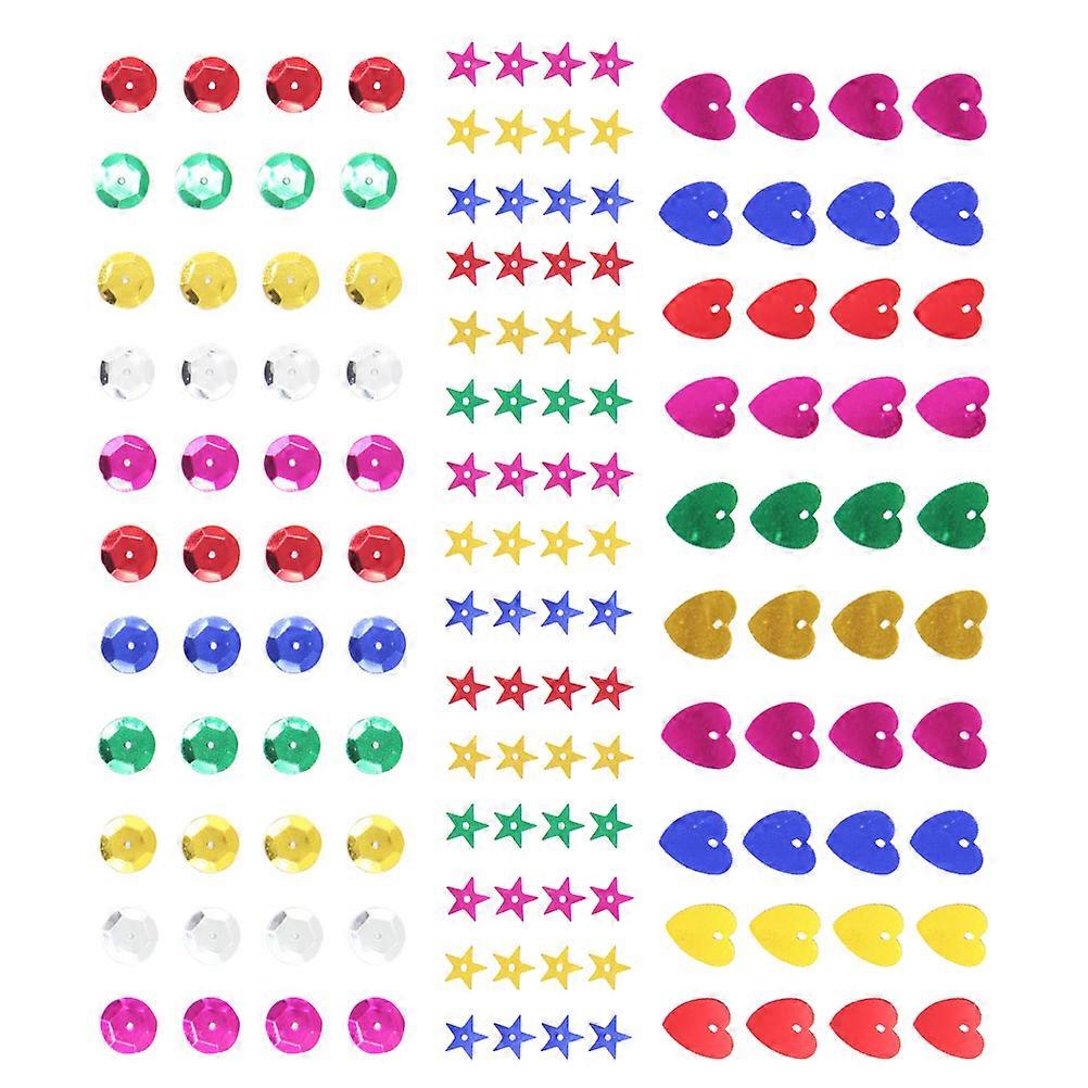 زينة معلقة 3 مجموعات تصميم قلب بريق احتفالي للاحتفال بعيد الميلاد مثالي للأصدقاء والعائلة