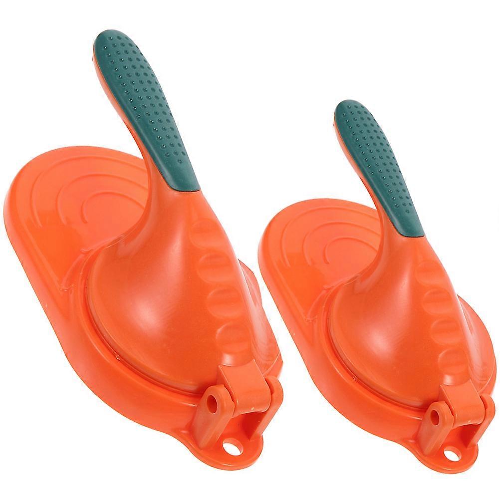 Dumpling Press Tool 2Pcs Household Users Labor-saving Kitchen Gadget Ergonomic Handle