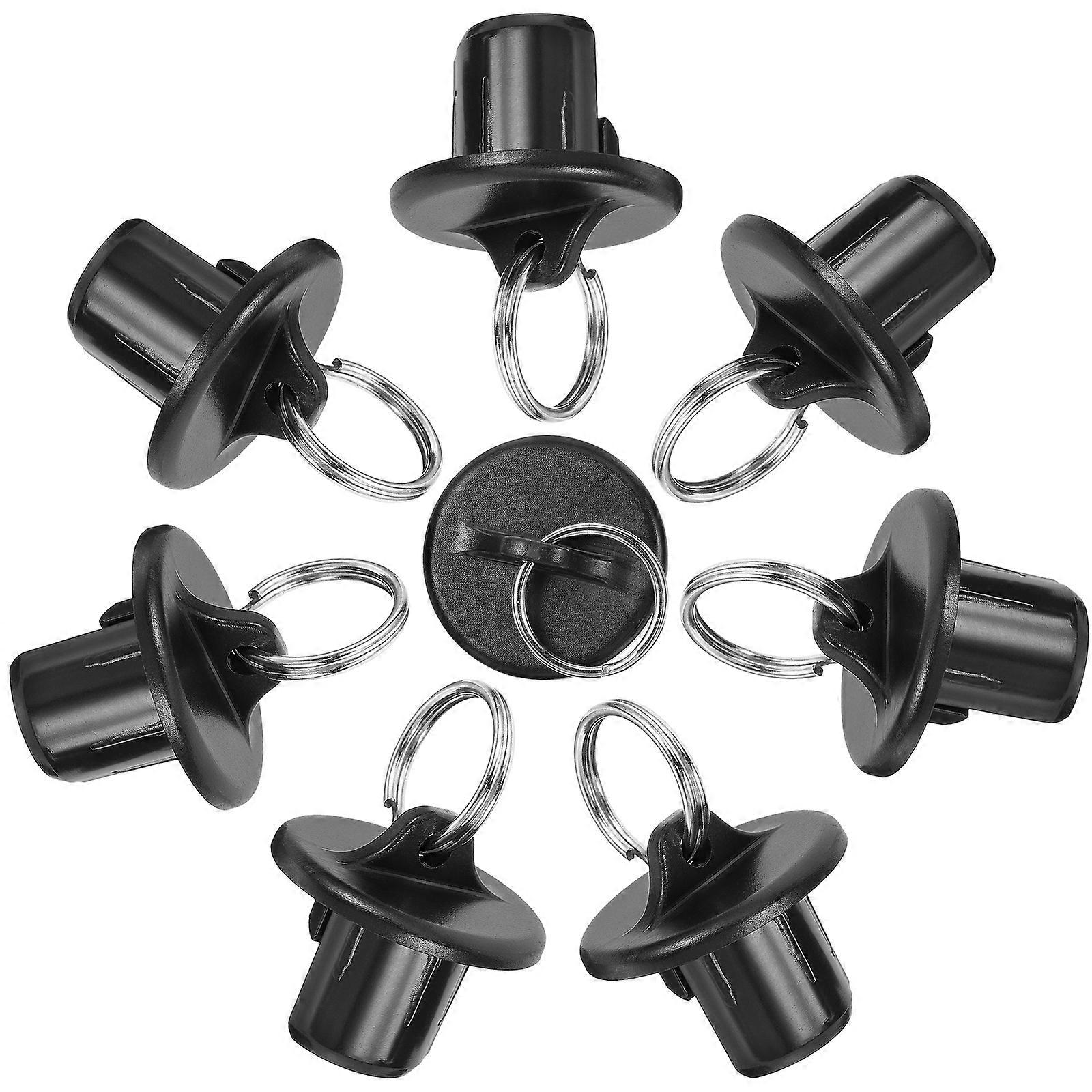 8pcs Blackout Roller Blind Bungee Cord Replacement Kit with Sunshade Plugs