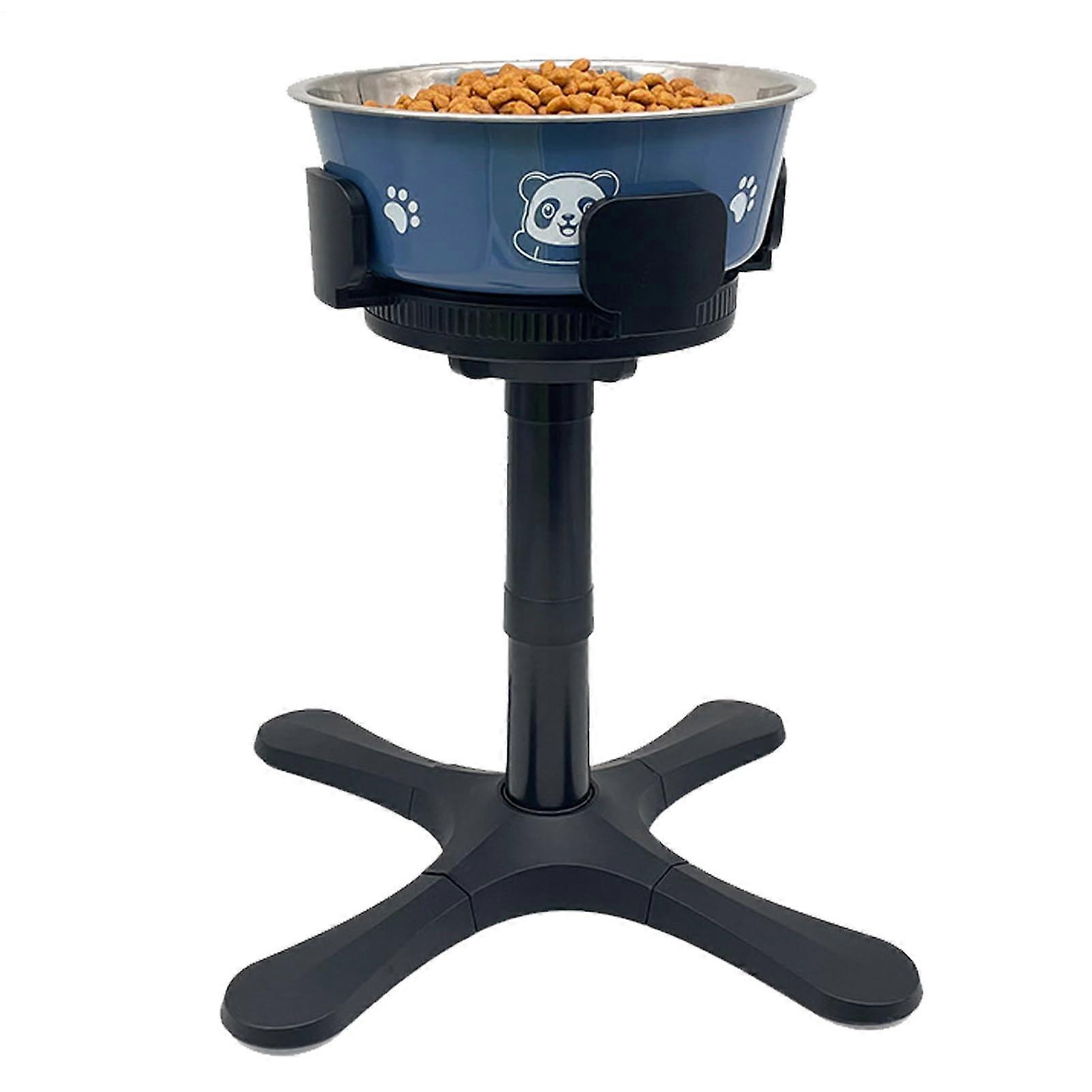 Elevated Adjustable Single Dog Feeding Bowl Stand Prevents Dog Bowl Stand Ideal for Large MediumSized Dogs, Promotes Healthy Digestion, Sturdy