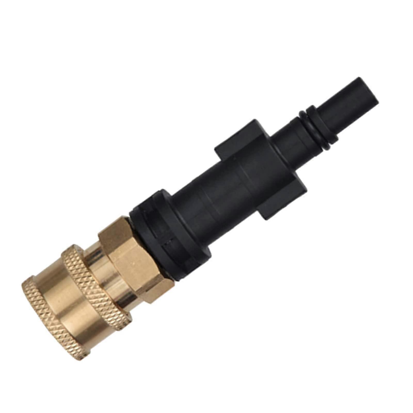 High Pressure Snow Foam Lance Washer Hose Adapter 1/4" Quick Disconnect Connector Compatible with Black Decker Power Washers