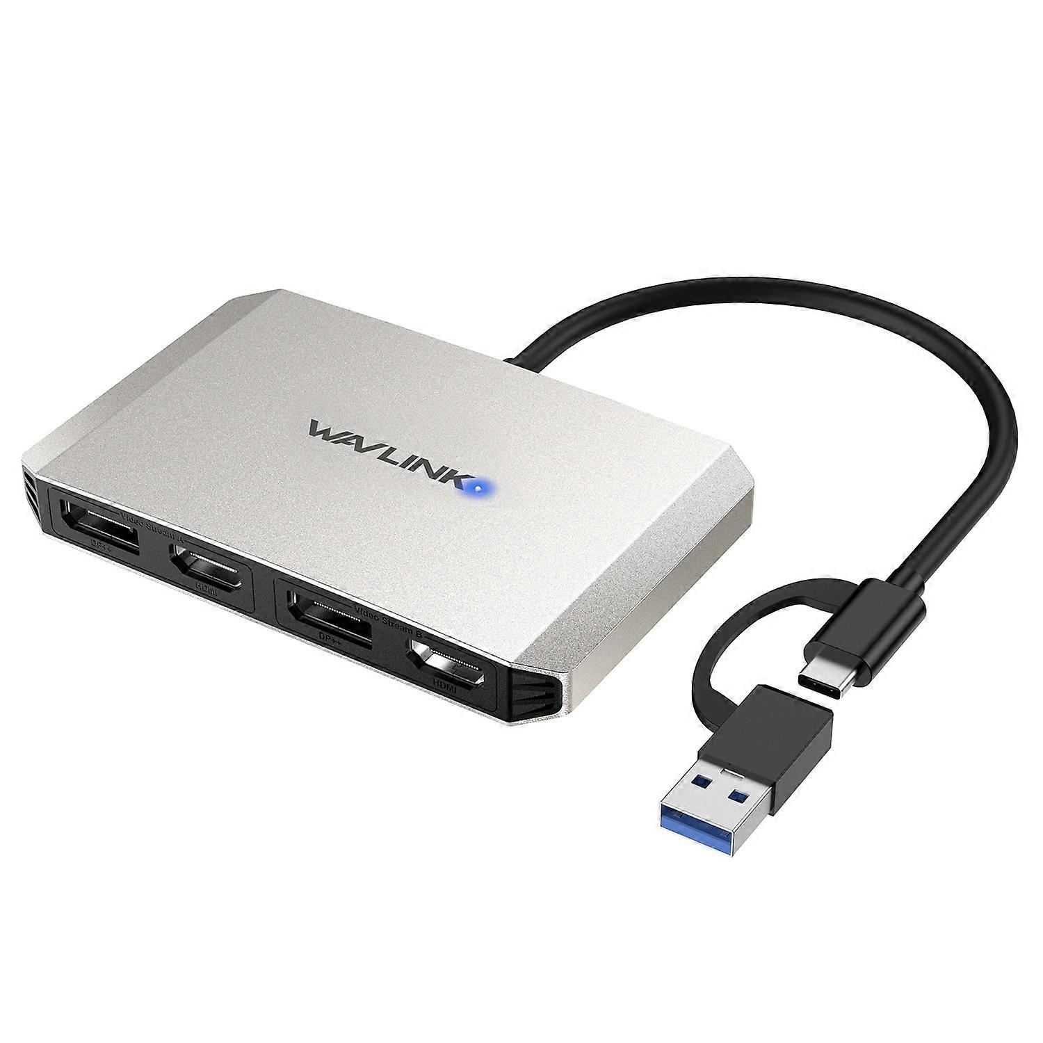 Dualer 4K HD DisplayPort Adapter Splitter
