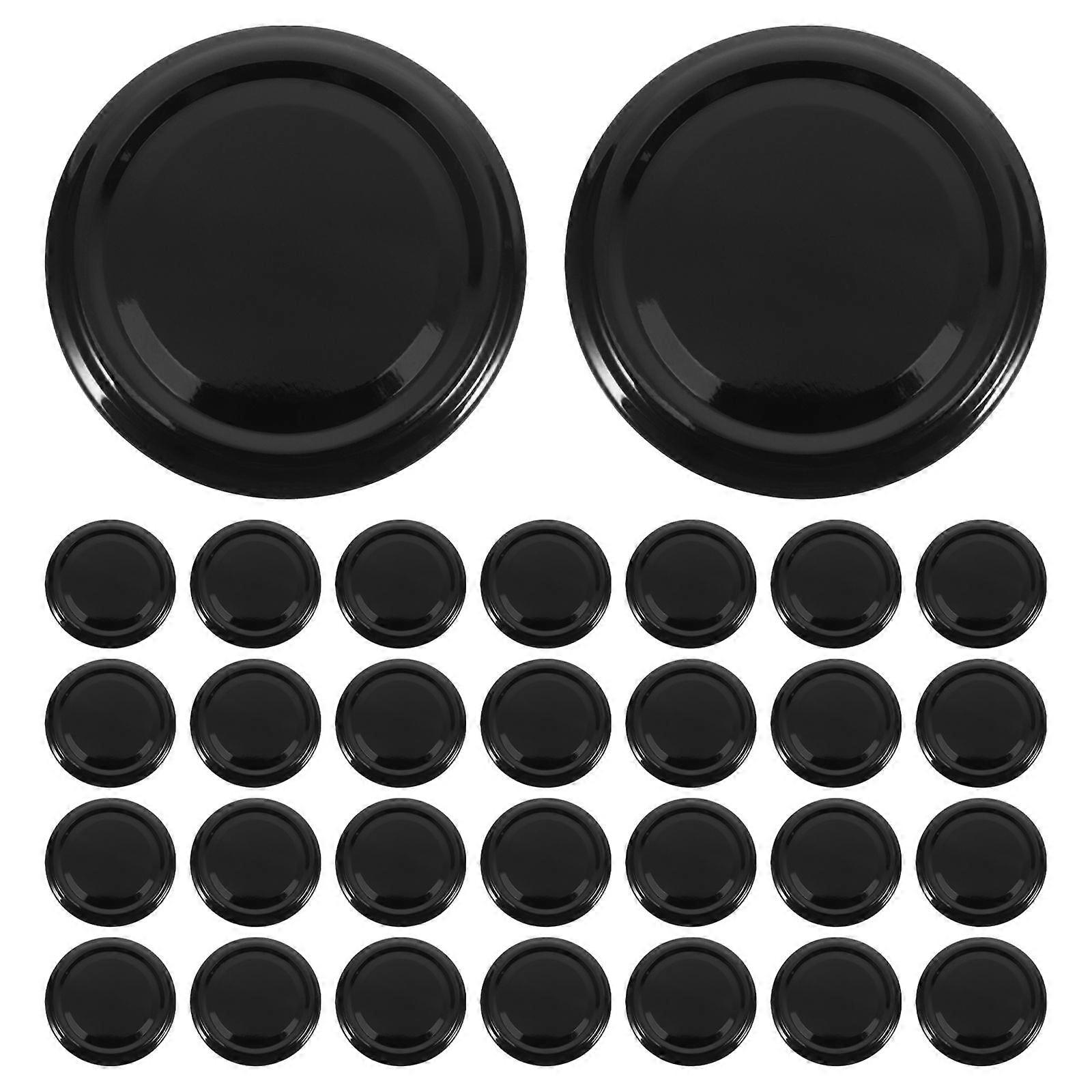 50pcs Jar Lids Sealing Jar Lids Replacement Metal Caps for Wide Mouth Canning Jars Canning Jars Lids Jar Lids Checkered Canning Lids Replacement