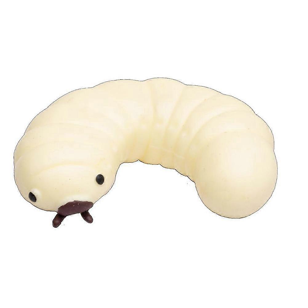 Cute Soybean worm squeezing fun Squeeze Stretch Stress Toy