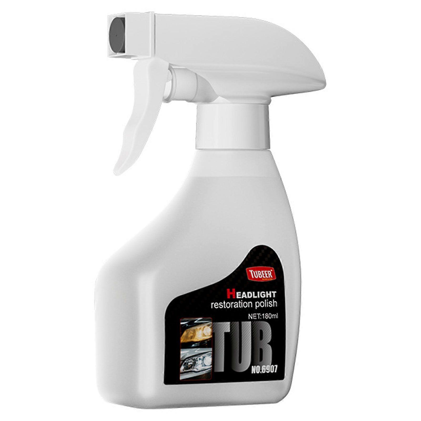 Car Headlight Restorer Professional Lens Polish Liquid Anti-Scratch Long Lasting Cleaner for All Headlights