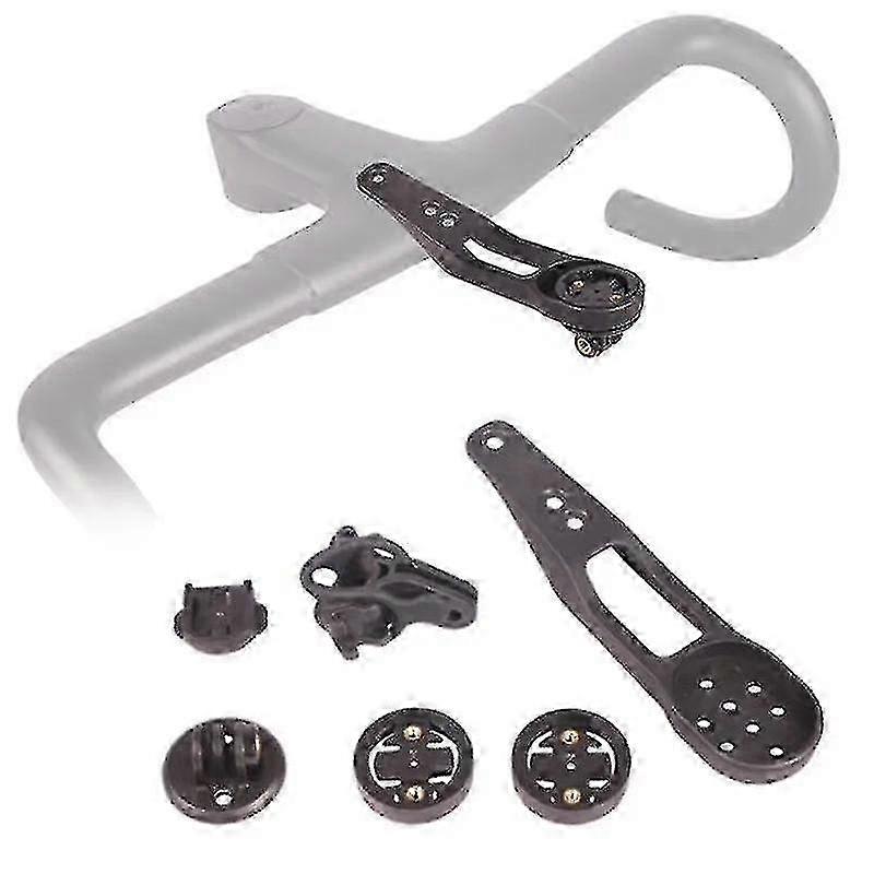 Universal Bike Handlebar Mount for Garmin/Bryton/Cateye/GoPro - Secure Integrated Computer Holder