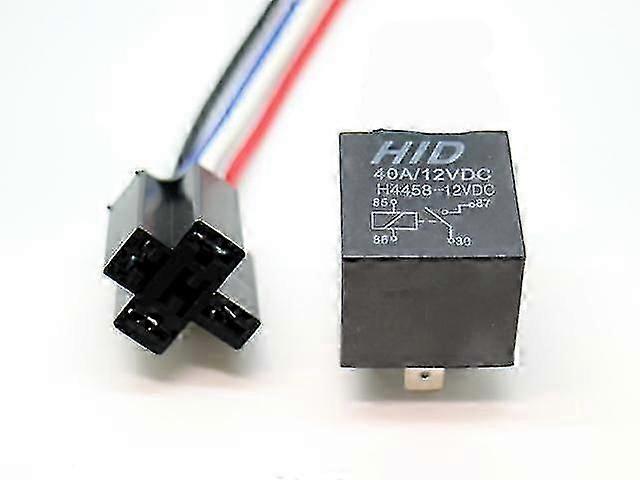 40a Relay 12v For Connecting Tex Extra Light Xenon Or Joint Ramp Black