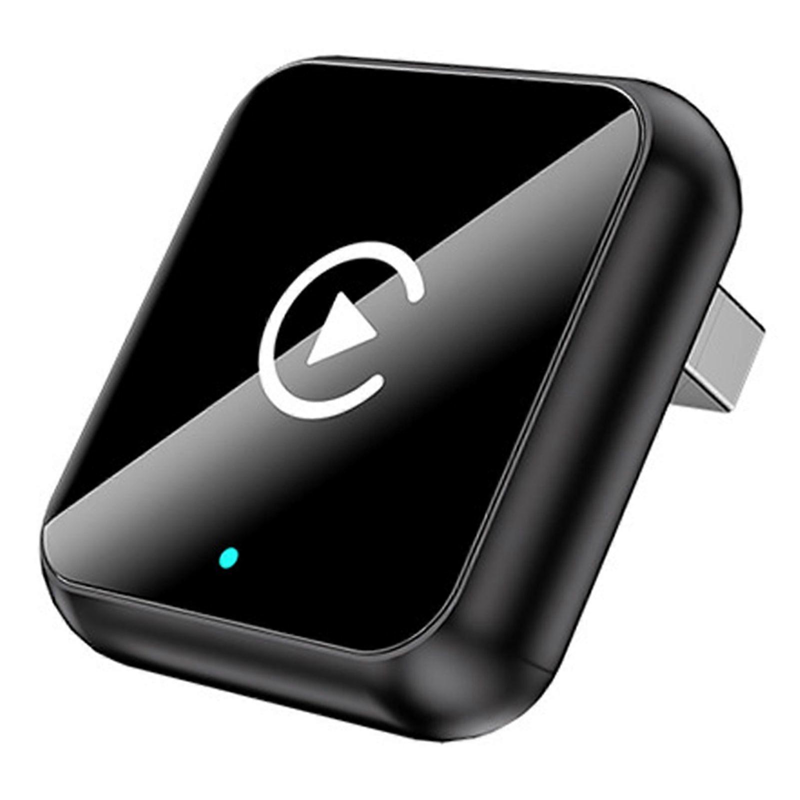 2 in 1 Wireless Carplays Auto Adapter Plug Play Mini Box with BT 5.0/WiFi for Wired CarPlays/Auto Cars