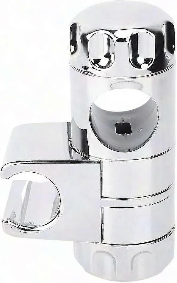 25mm Adjustable Shower Rail Bracket - Sliding Rail Arm Clamp - Chrome Replacement