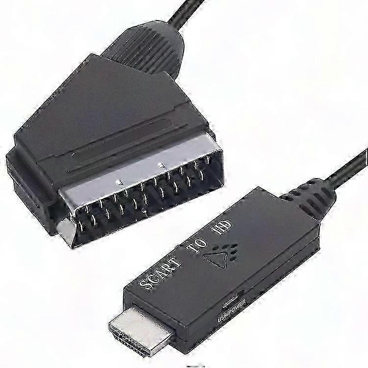 Μετατροπέας SCART σε HDMI με o Προσαρμογέας βίντεο για HDTV DVD Player, μοντέλο SZRH A-J