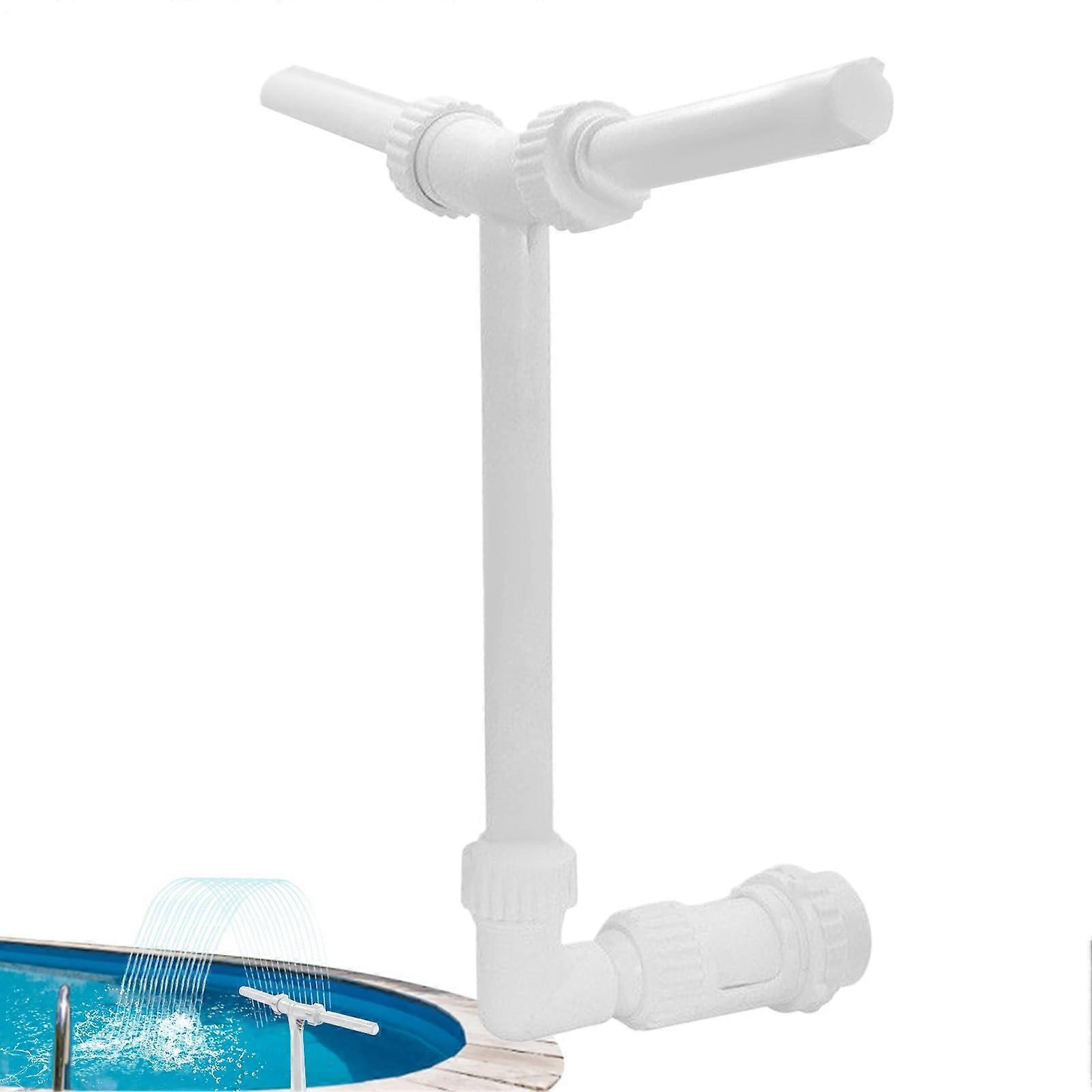 Water Fountain for Pool Inground Pool Spray Waterfall, Fish Pond Double Spray Waterfall