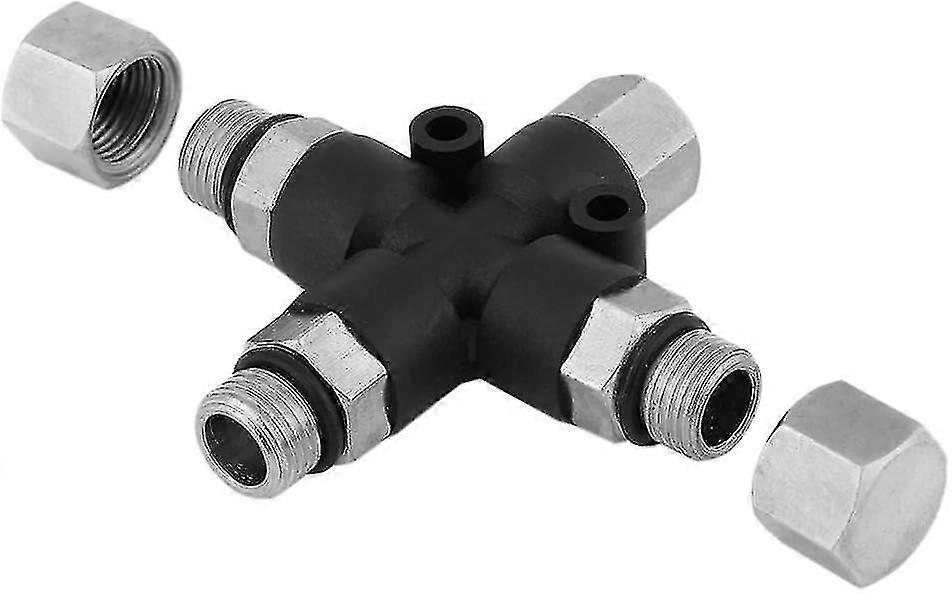 Spray Gun Compressor Hose Adapter Diverter Connector 1/8" Bsp 3 Way