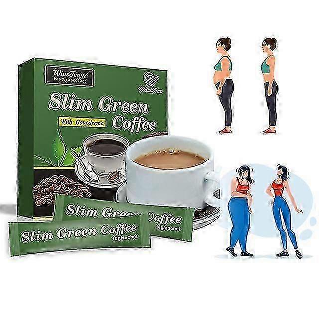 18-54pcs Café Vert Café Vert Slim Avec Ganoderma Contrôle Perte de Poids New-jc
