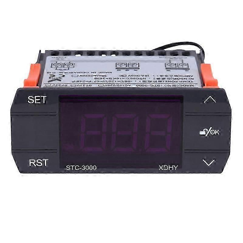 STC-3000 Digital Temperature Controller Thermostat with Sensor 110-220V 30A