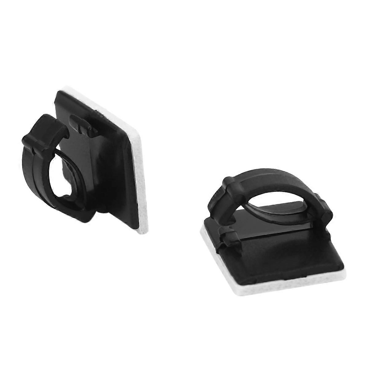 500 Pcs. Self Adhesive Cable Clamp Rectangular Cable Clips Cable Tie Quick Bind Cable Wire Managemen