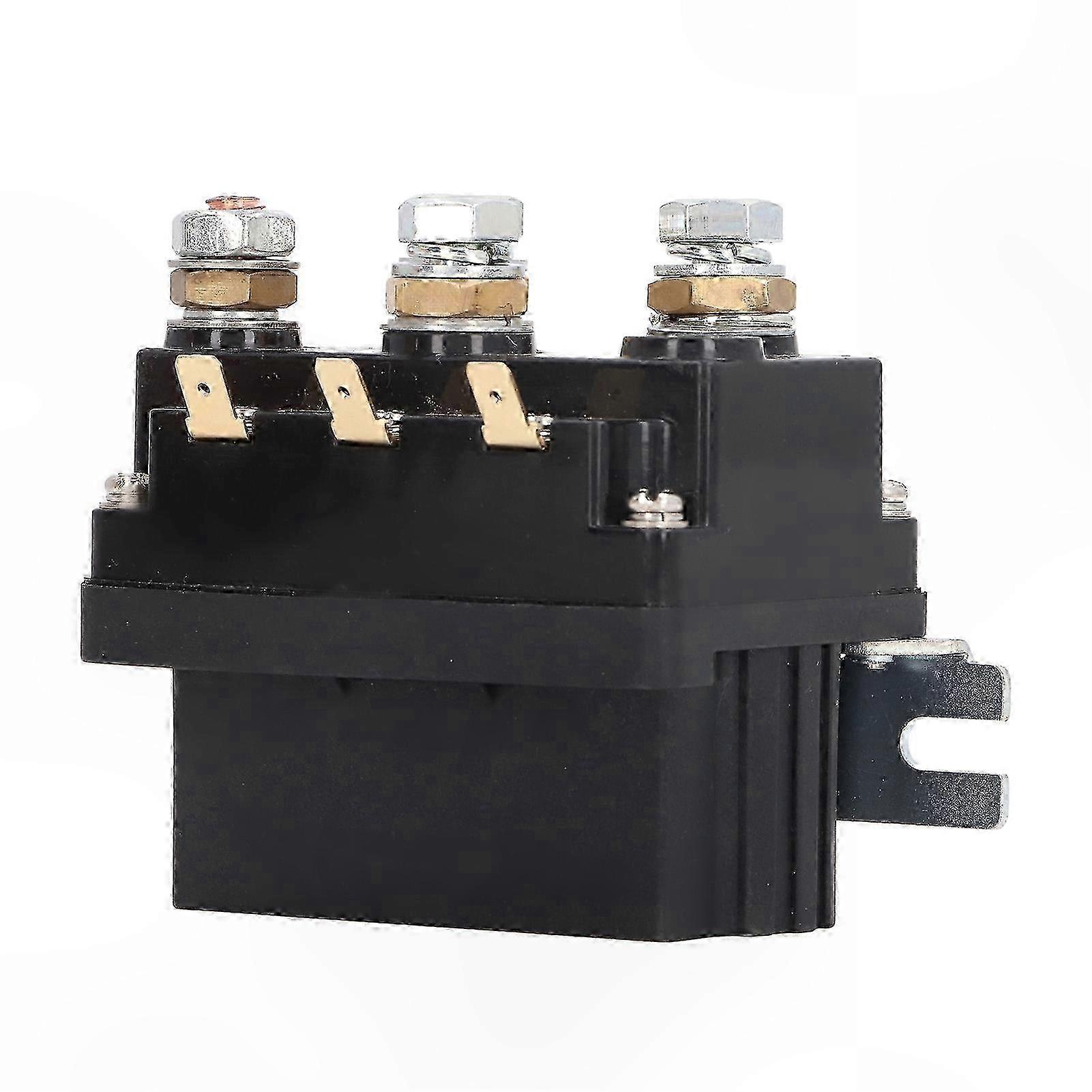 Durable 12V 500A Weatherproof Winch Relay for ATV Snowmobile Golf Cart Use with Energy Efficiency