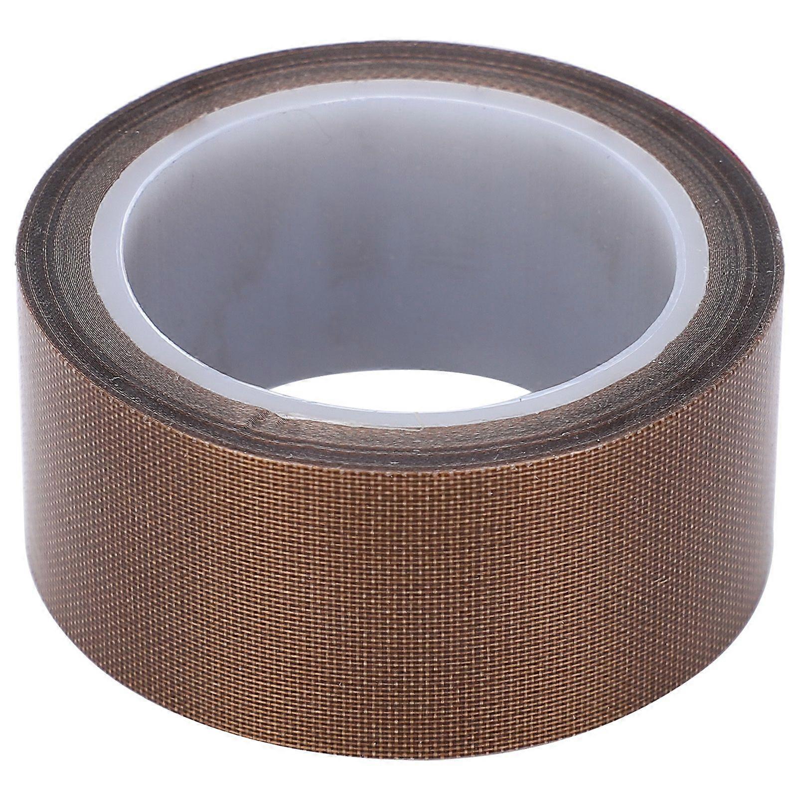 PTFE Tape High Temperature Cloth Insulation Adhesive Roll Vacuum Sealing Machine Consumables0.13mm x 50mm x 10m