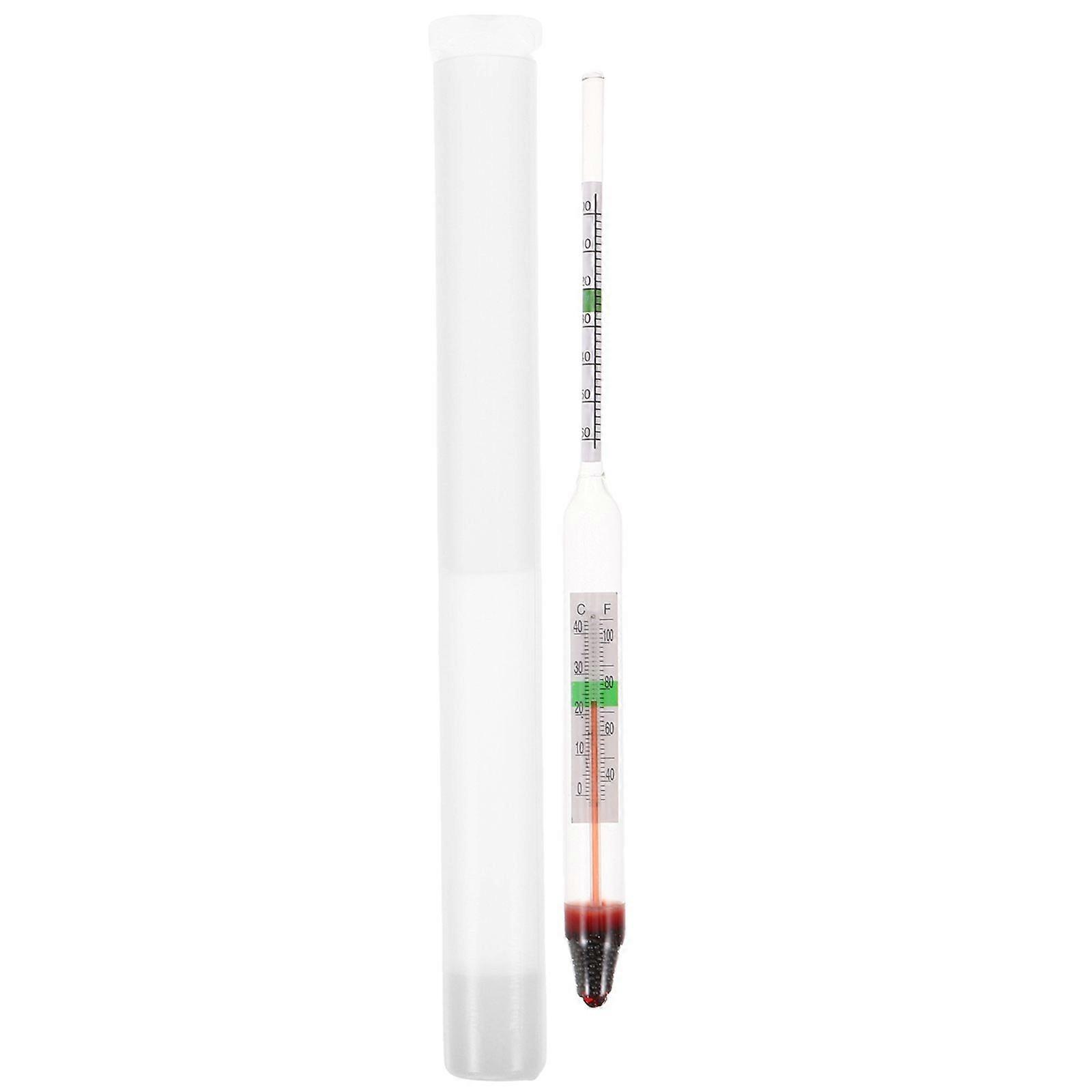 1 Set High Precision Salinity Hydrometer Glass Salimeter Densitometer for Aquarium