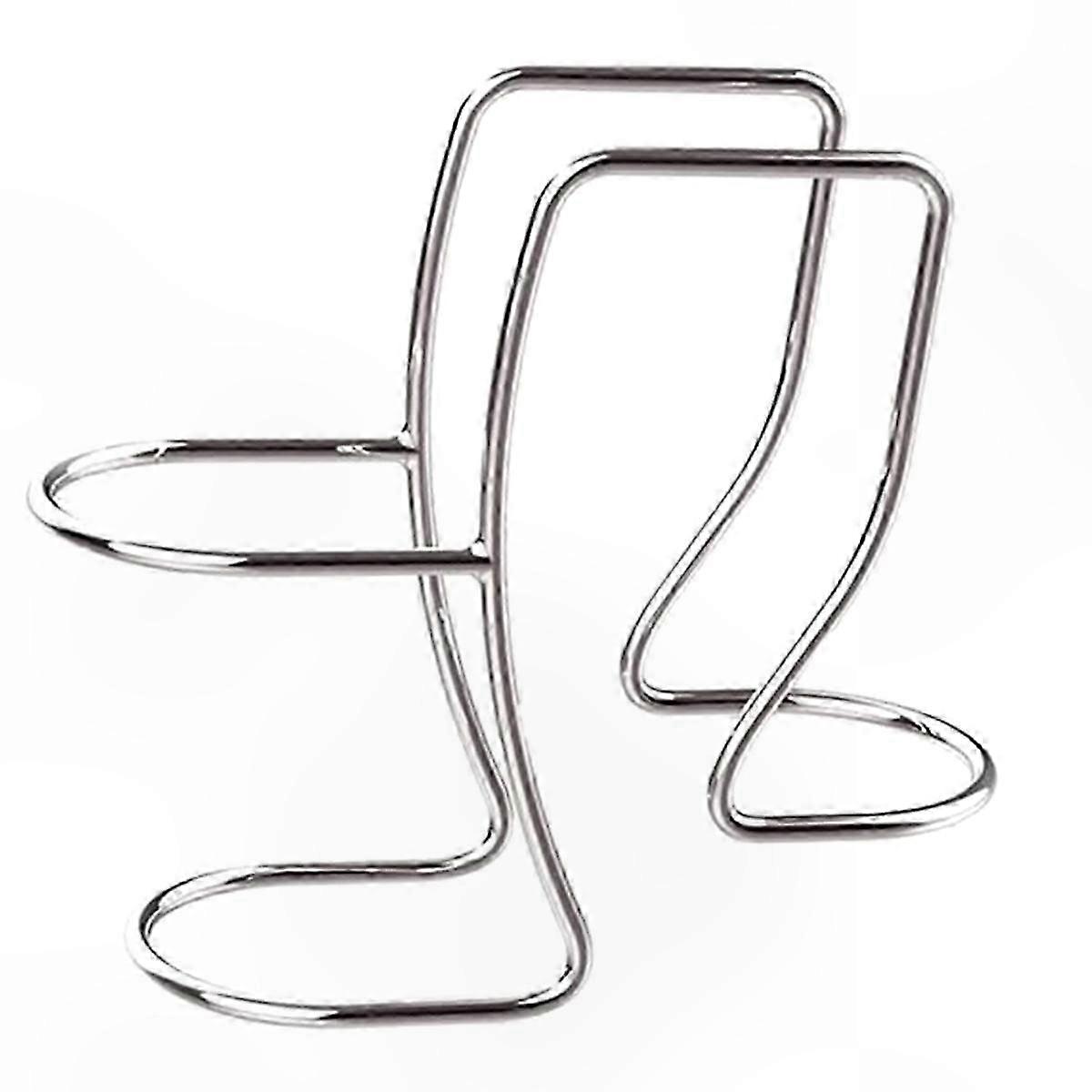 Universal Stainless Steel Hose Holder for Washing Machines and Utility Sinks - Durable Drain Hose Hook Clamp