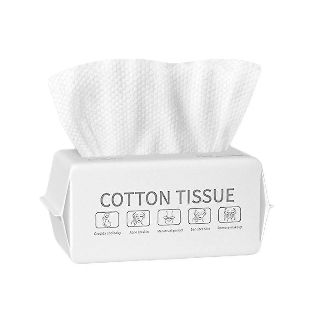 100 Cotton Makeup Remover Towels, Soft & Durable for Face Cleansing