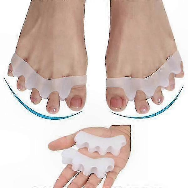 Bunion Relief Toe Separator and Support Device for Hallux Valgus Correction