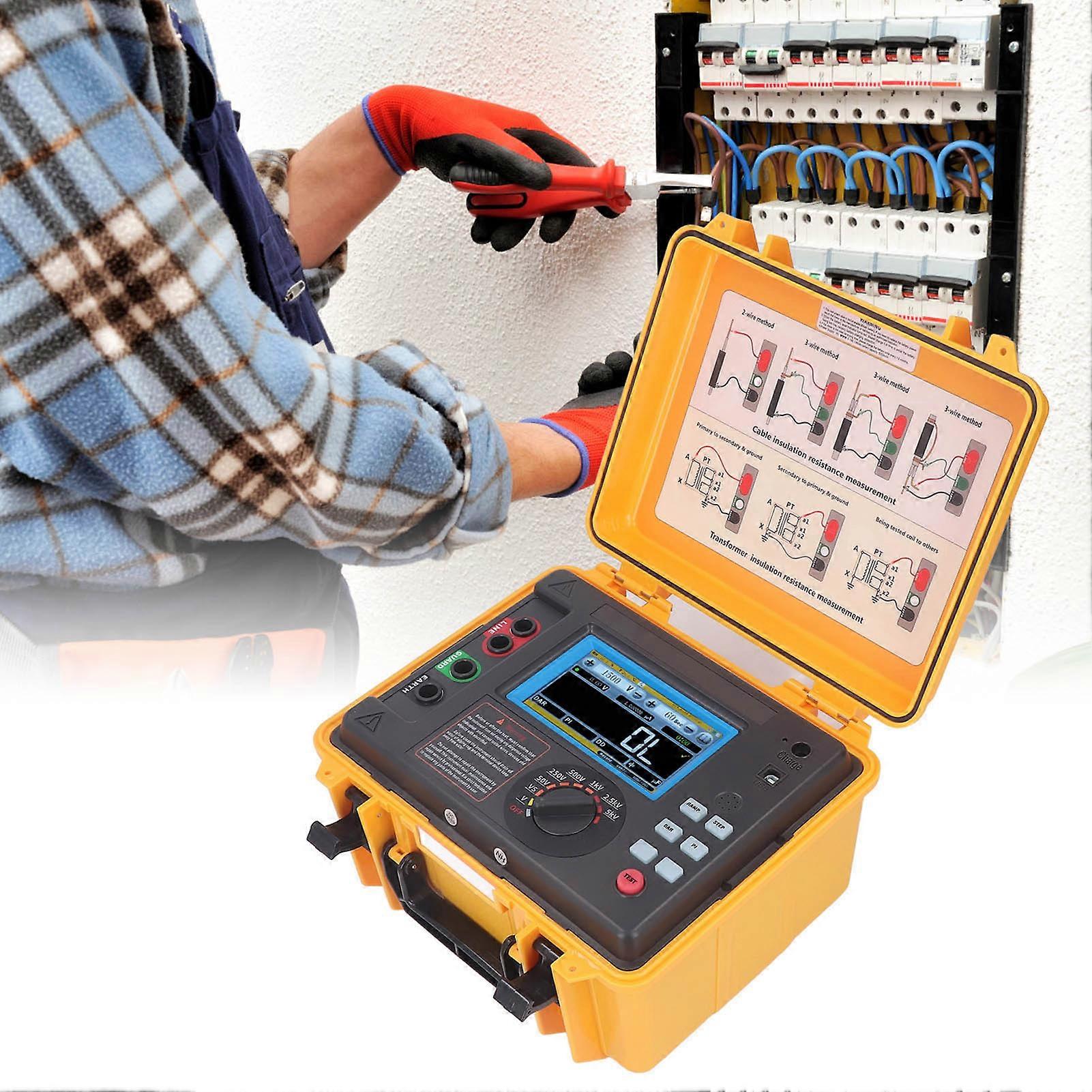 ETCR3500 Insulation Resistance Meter 5.0TΩ High Voltage Tester