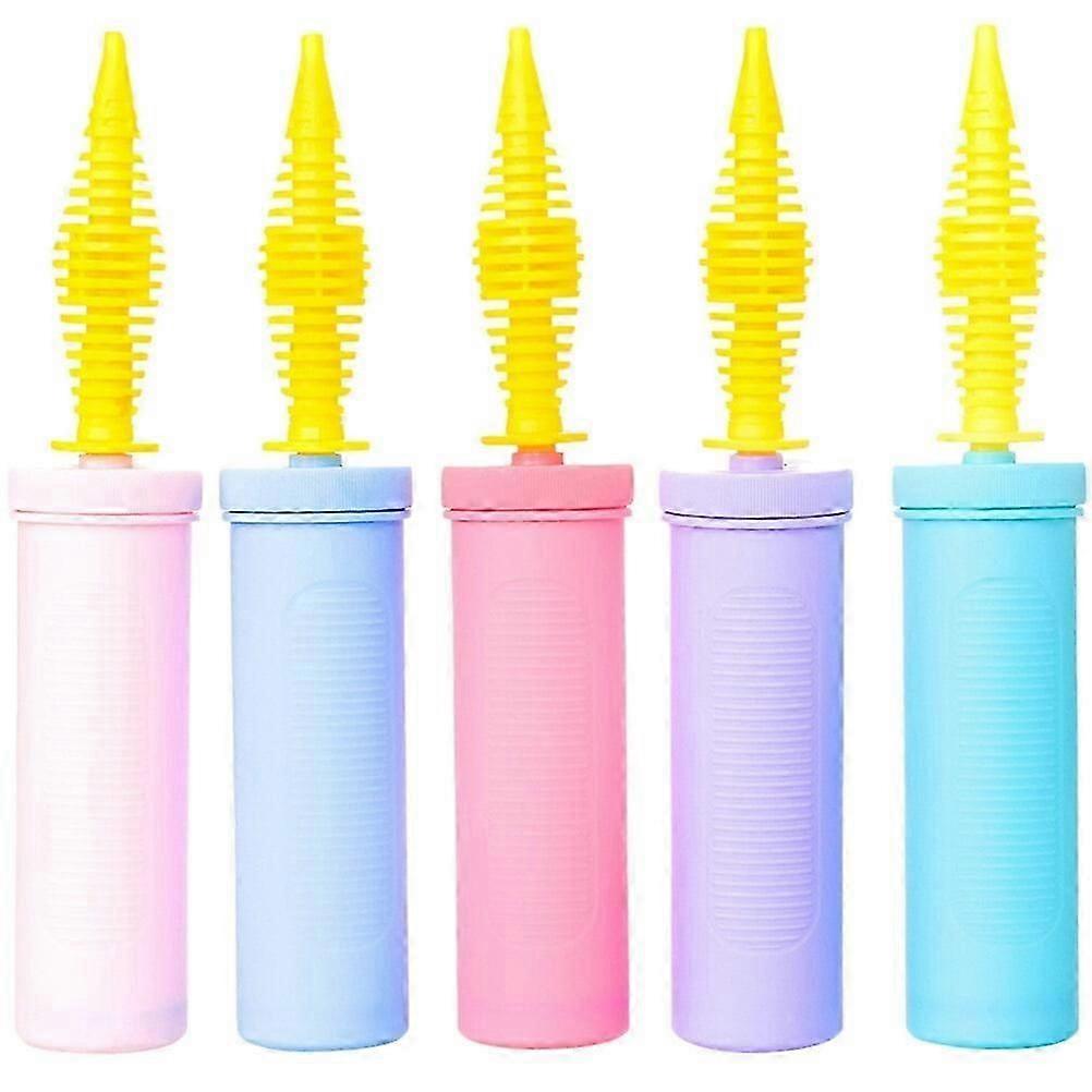 5 قطع مضخات بالون بلاستيكية مضخات هواء بالون يدوية لوازم الحفلات