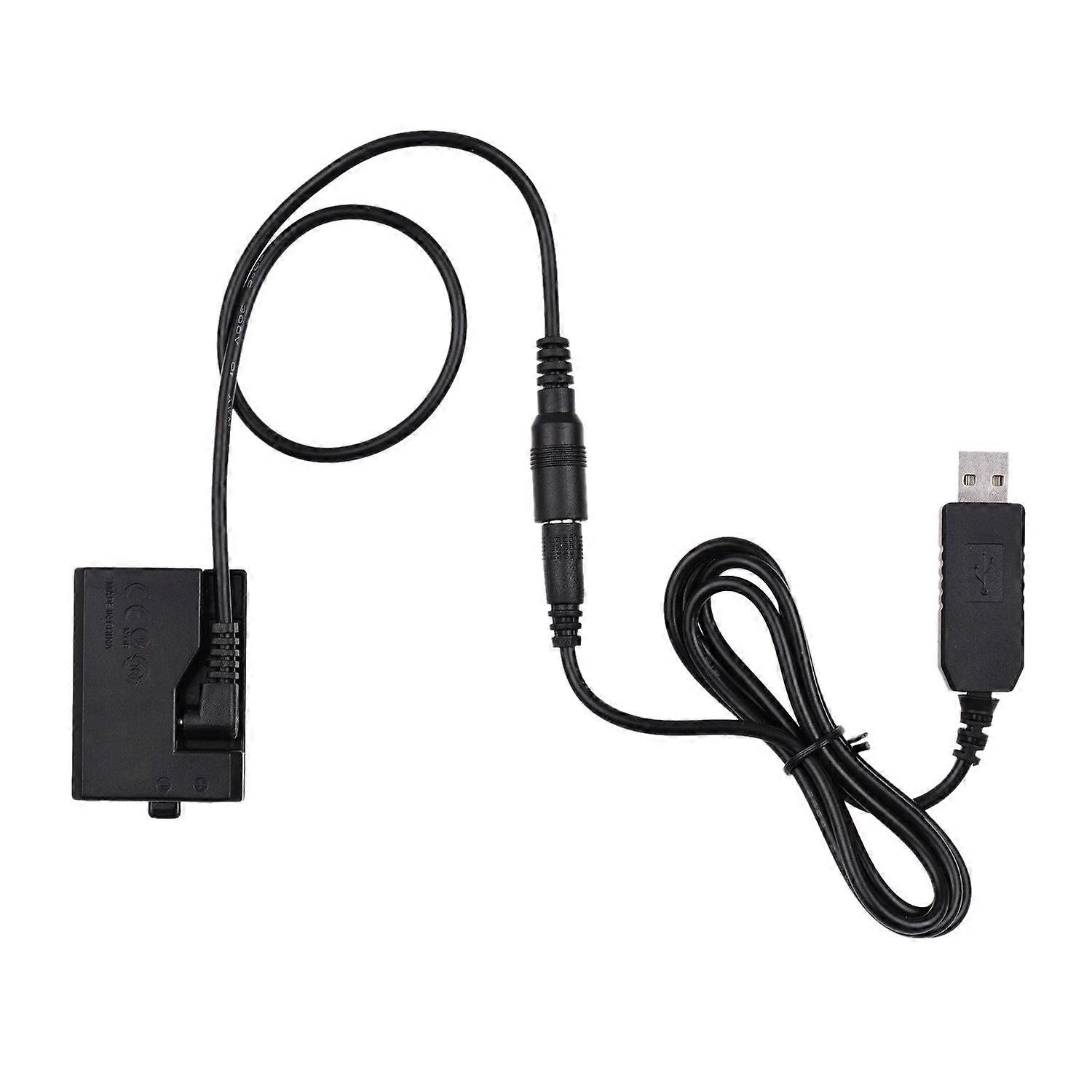 ACK-E10 5V USB Dummy Battery DC Coupler Adapter(Replacement for LP-E10) for Rebel T3/T5/T6/T7/T100