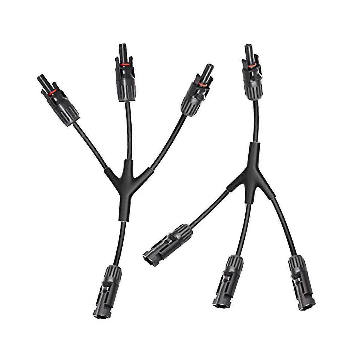 Y Branch Solar Connectors Solar Panel Parallel Adapter 1 Pair Splitter Solar Cable Wire Plug Tool K
