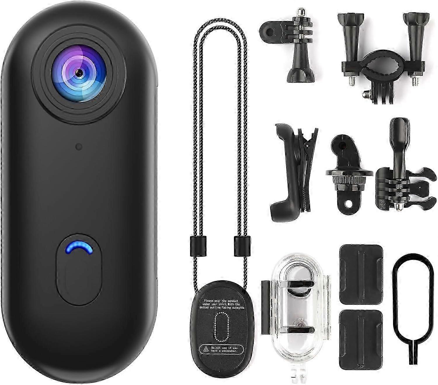 2025 Latest Model 64GB 4K HD Mini Body Camera Body Cam Thumb Size Wearable Action Camera,