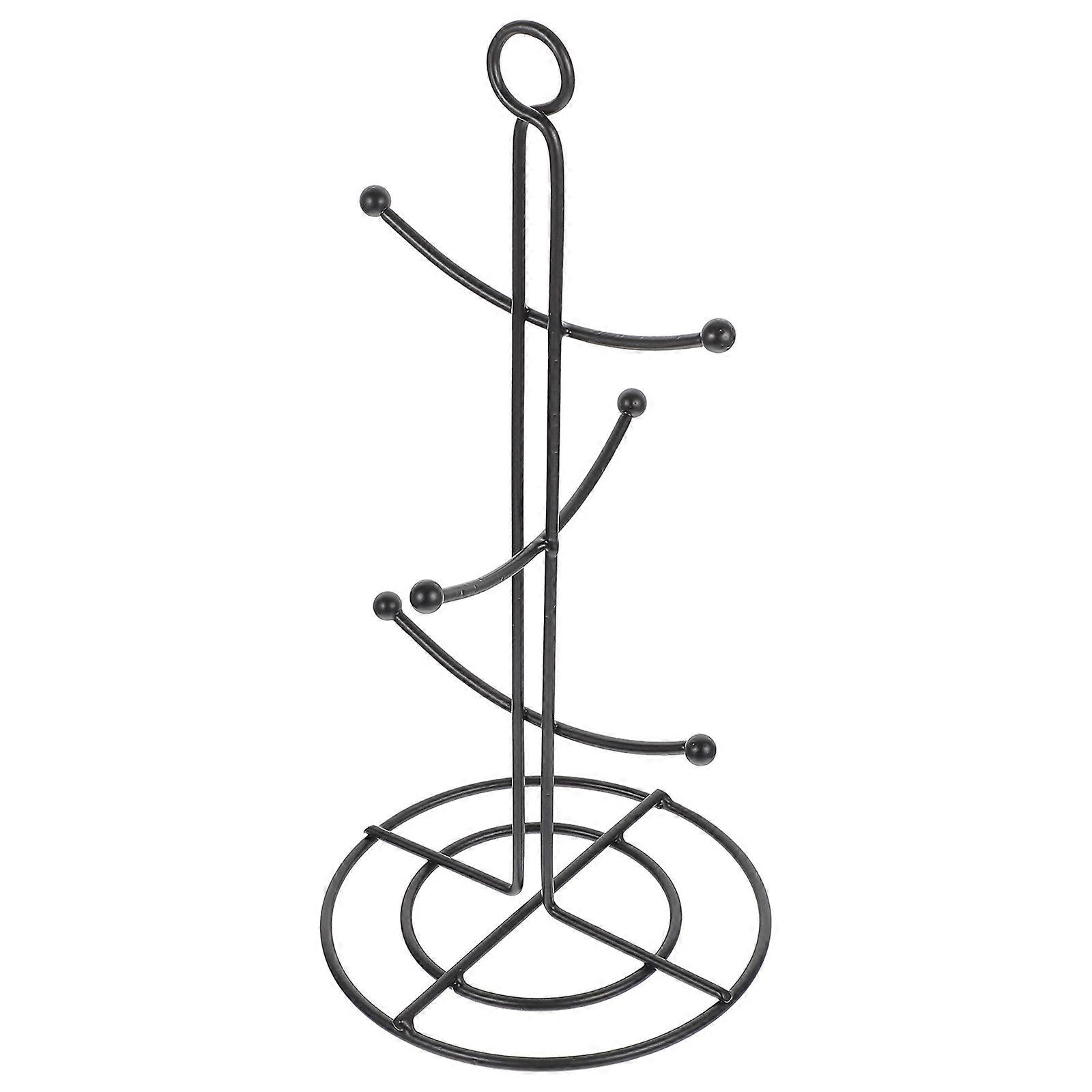 Coffee Mug Tree Holder Organizer for Storage 2Pcs Metal Mug Cup Stand