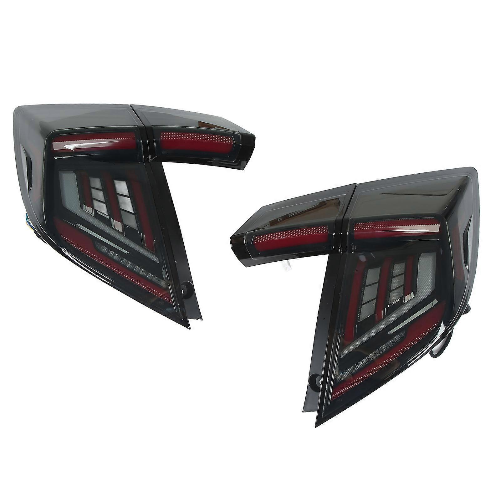 Full LED Dynamic Tail Lights with Sequential Signal for FK Hatchback 2016-21