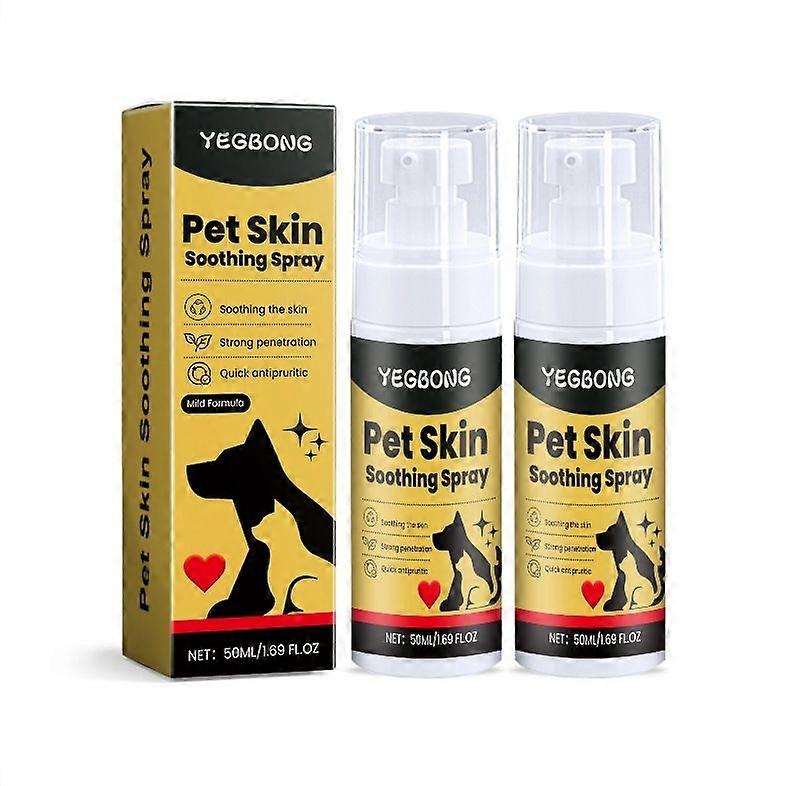 1/2/3X Pet Skin Spray, Dog &; Cat Skin Care Spray, Καταπραϋντικό Spray, Καθαρισμός &; Μαλάκωμα Δέρματος, Καταπραϋντικό Anti-Itch Spray Θρεπτικό Σπρέι