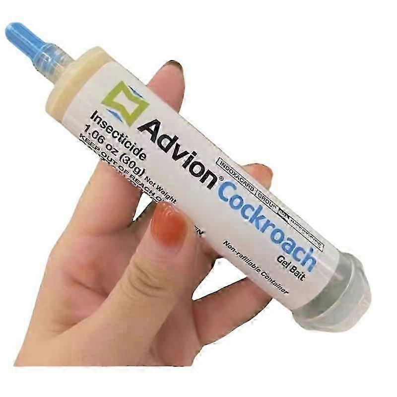 2025 Advanced Cockroach Gel Bait Pest Killer avec applicateur de pointe à piston Formule non toxique pour la protection du sol de la cuisine