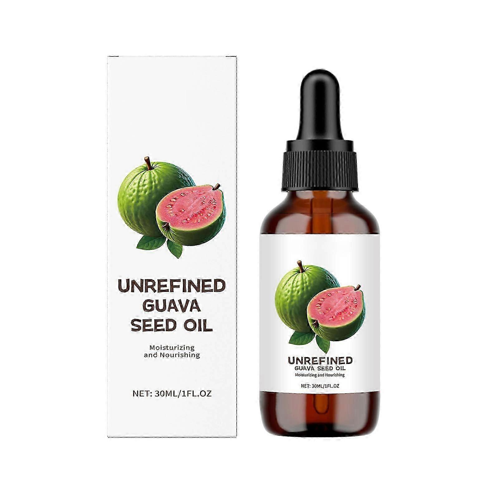 Luonnollinen guavaöljy Kylmä iho ja hiukset C-vitamiinissa Antioksidantit Kosteuttava öljy Iho ja kiharattomat hiukset 30ml Pu4076