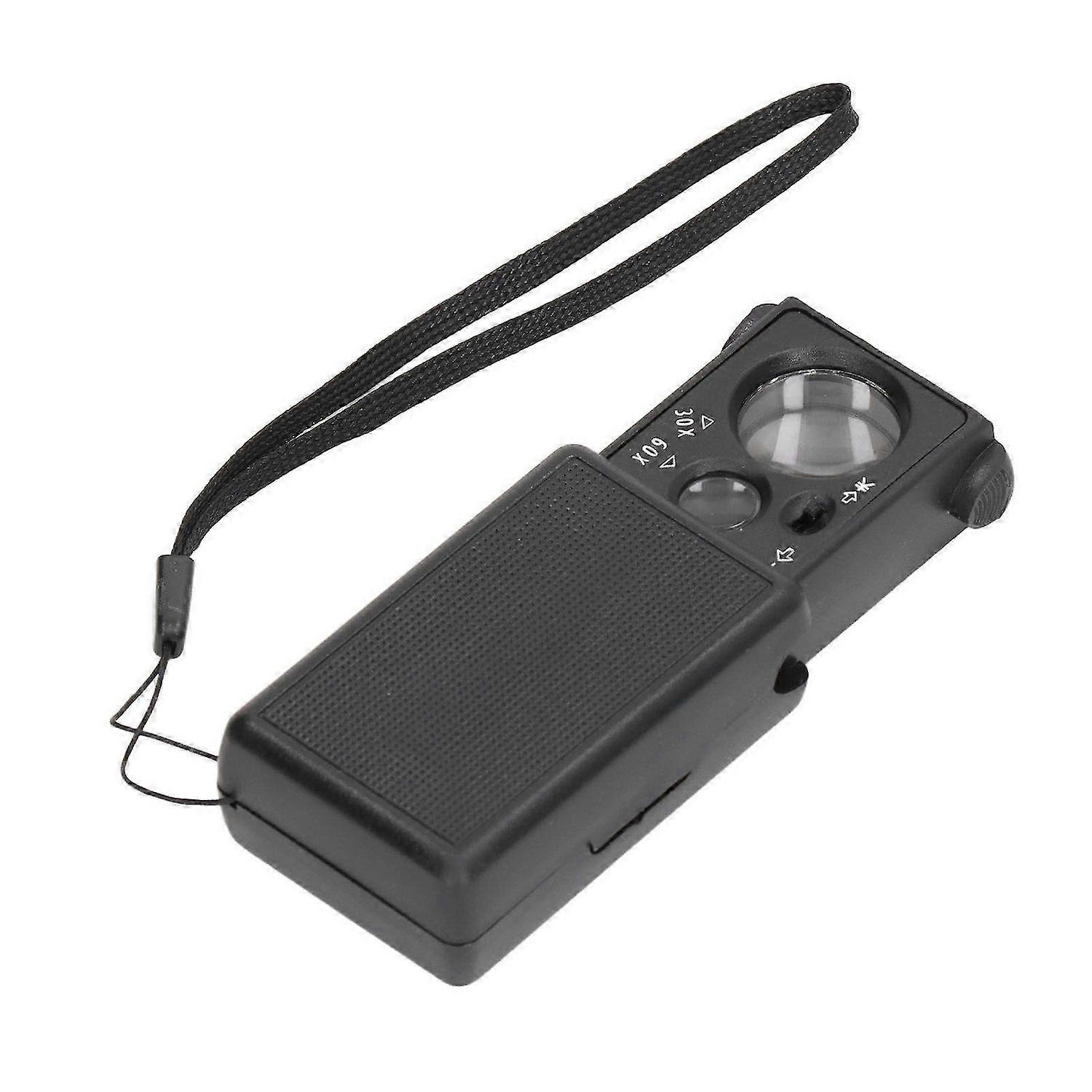2025 Latest Model Slide Out Jewelers Loupe 30X 60X Optical Glass Lens