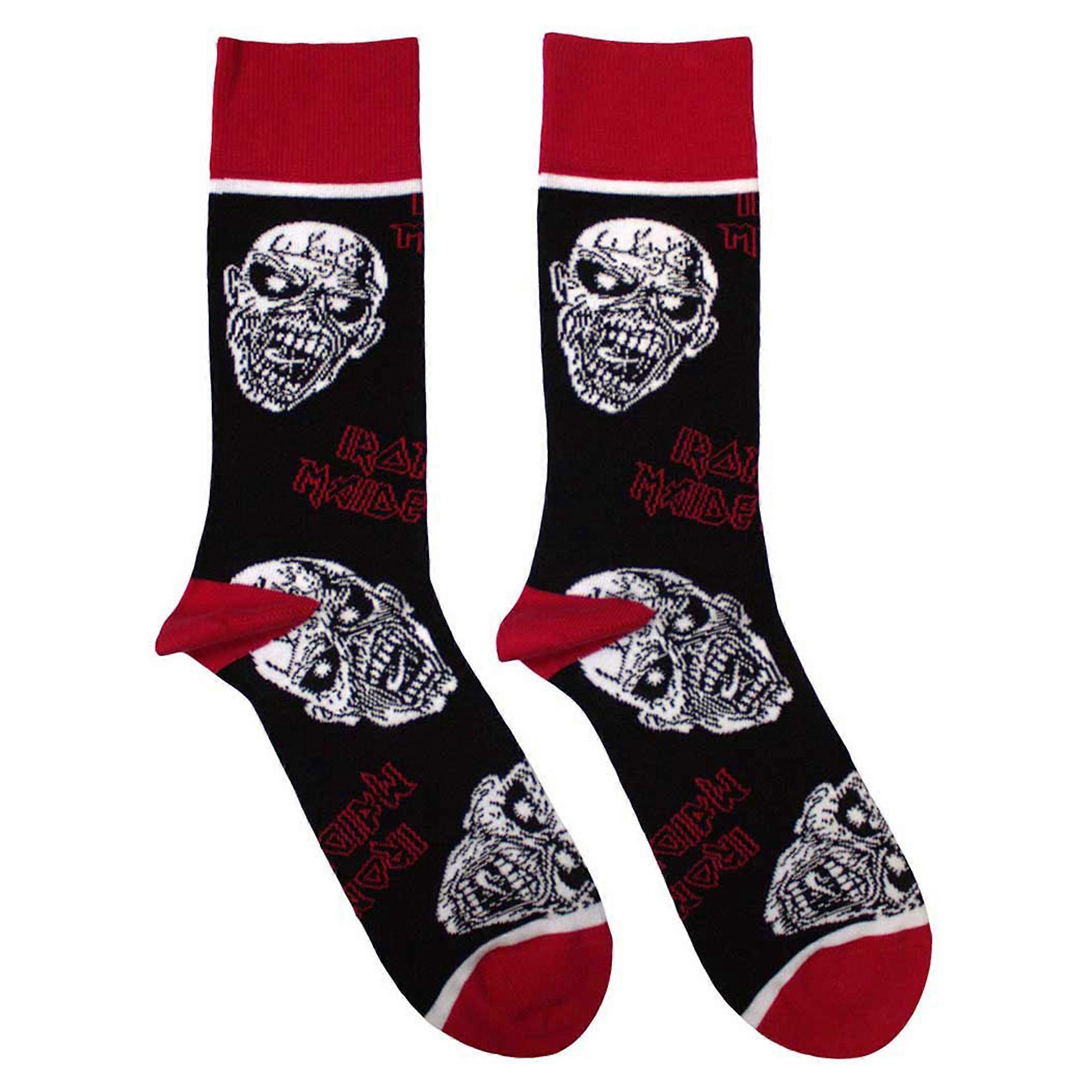 Iron Maiden Eddie Skulls Womens Ankle Socks