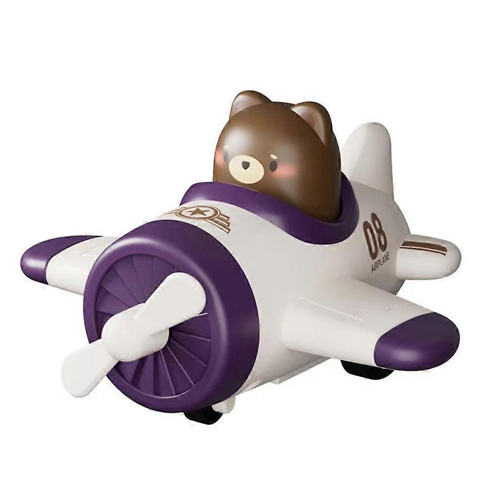 Children'S Baby Toys Small Airplane Push Toy Cartoon Airplane Model With Wheels