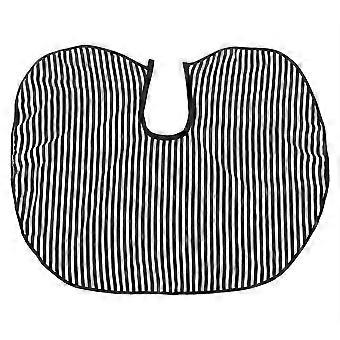 Description:
Soft hair cutting barber cape hairdressing salon gown bib apron. Full size with hook &a