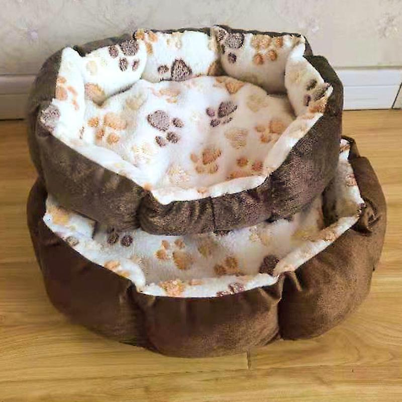 Pet Dog Beds Mats Soft Plush Warm Sofa Kennel Sleep Basket Small Dogs Cat Puppy