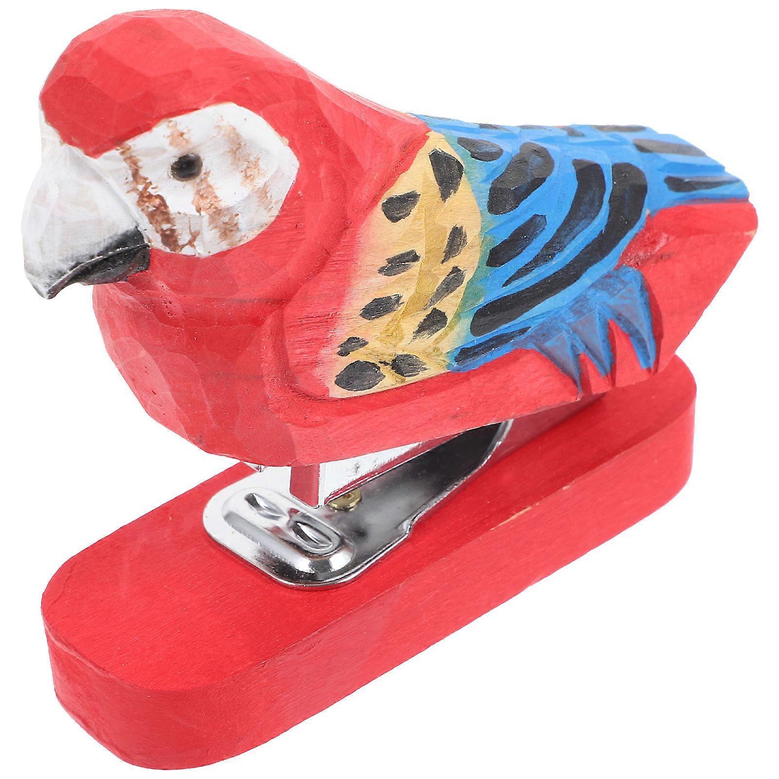 Animal Stapler Wooden for Office Paper Stapling Tool 5Pcs