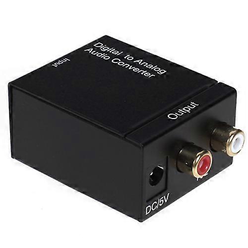 [New] Digital to Analog Audio Converter (Black)